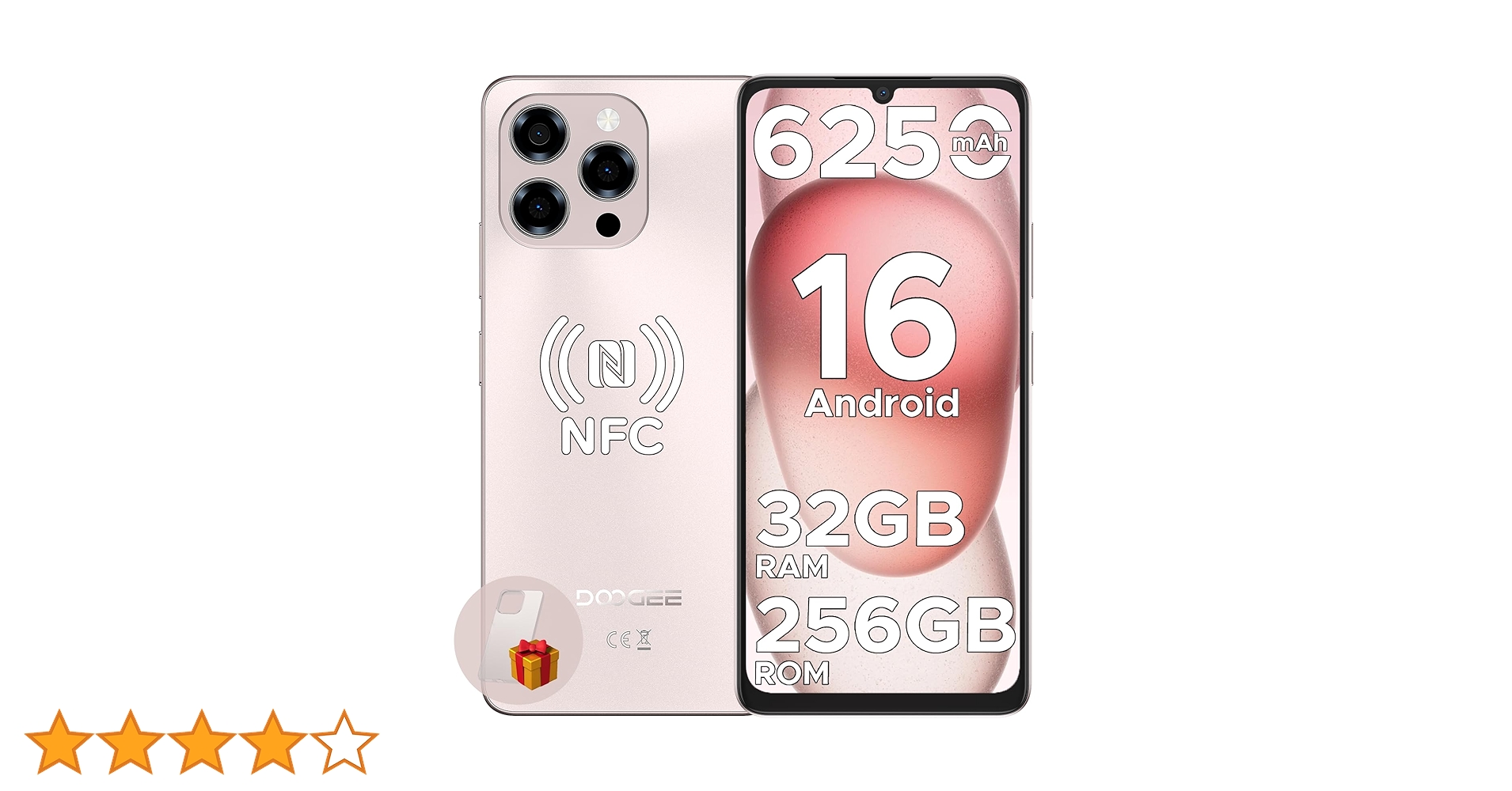 Android16 SIMフリー スマホ 32GB+128GB シルバー 248 Amazon | 【Android 16 SIMフリー スマホ 初登場】DOOGEE Note58